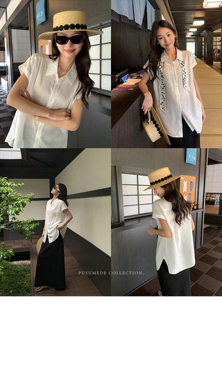 linen sleeve shirt