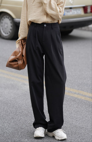 gray wide pants