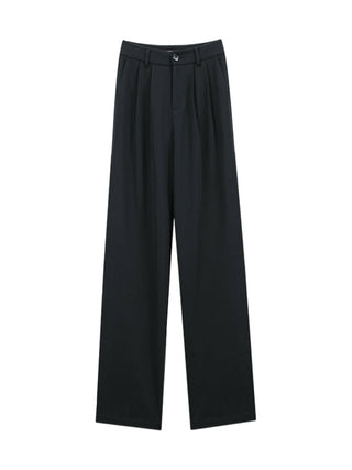 gray wide pants