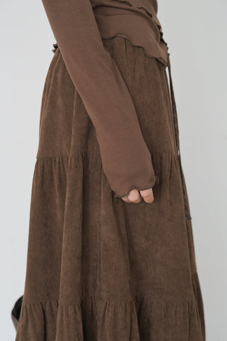 corduroy plaid skirt