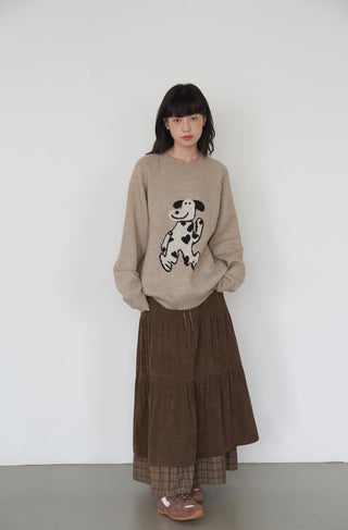corduroy plaid skirt