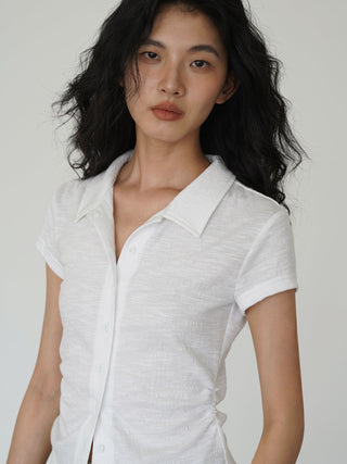 polo collar top