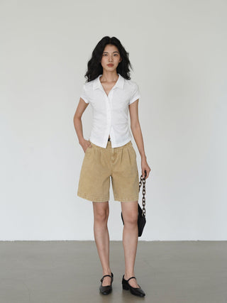 polo collar top