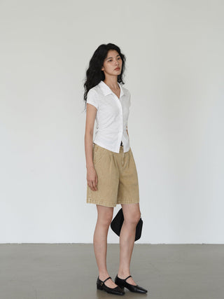 polo collar top