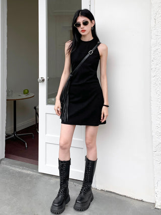 black top dress