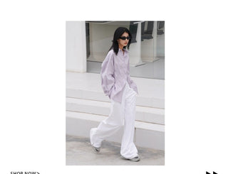 light purple shirt