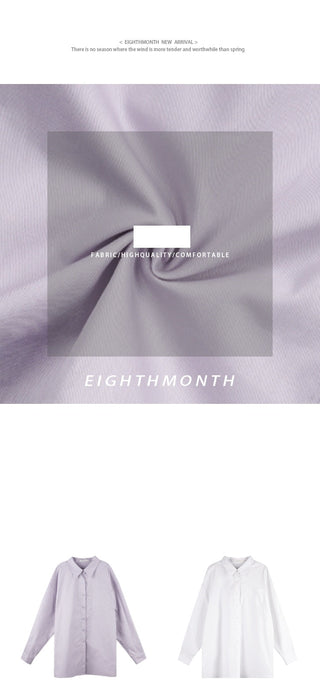 light purple shirt