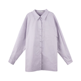light purple shirt