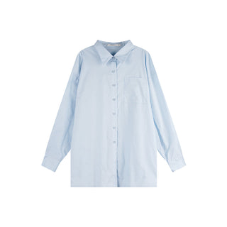 light purple shirt