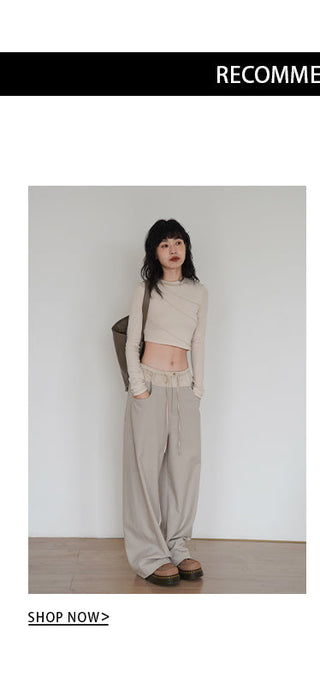 color wide pants
