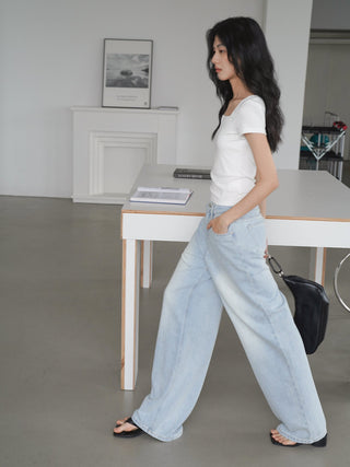 light blue jeans