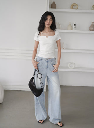 light blue jeans