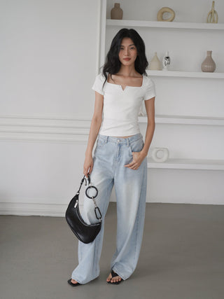 light blue jeans