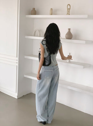 light blue jeans