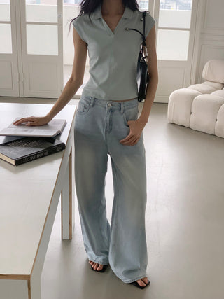 light blue jeans