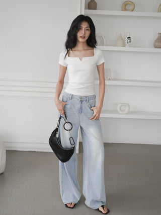light blue jeans