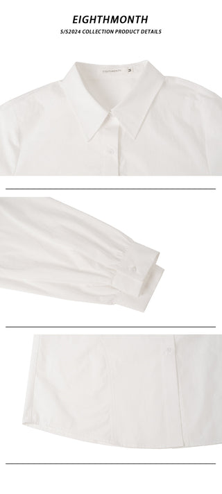 white retro shirt