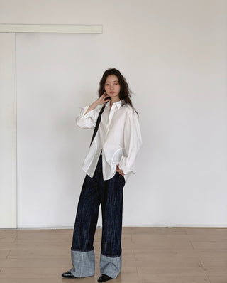 white retro shirt