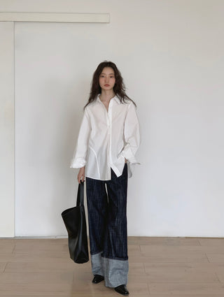 white retro shirt