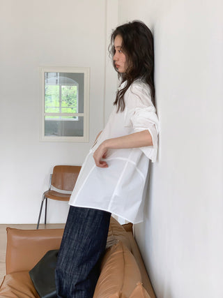 white retro shirt