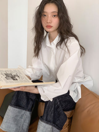 white retro shirt