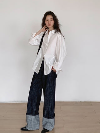white retro shirt