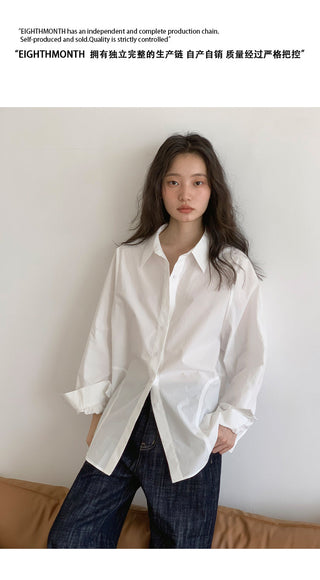 white retro shirt