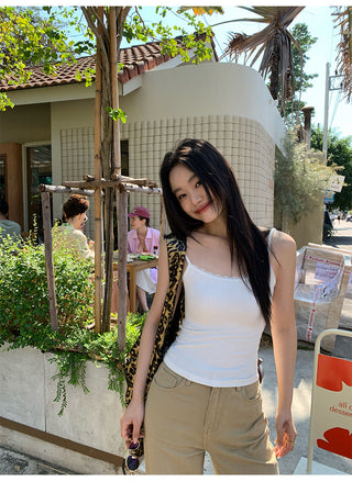 white lace top