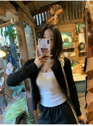 white lace top