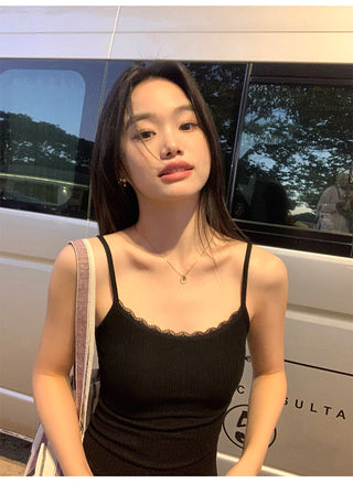 white lace top