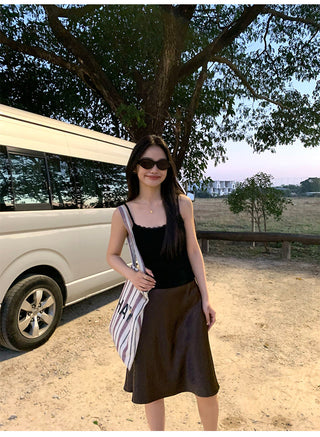 white lace top