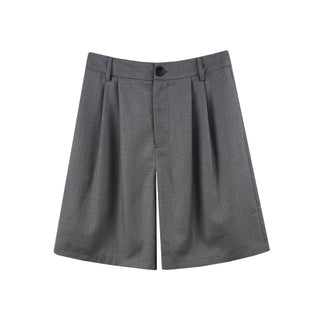 gray suit shorts