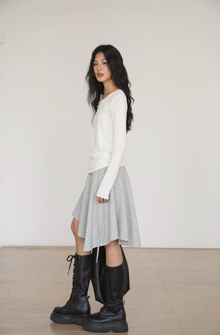 gray niche skirt