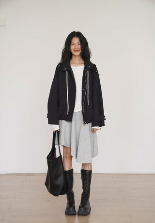gray niche skirt