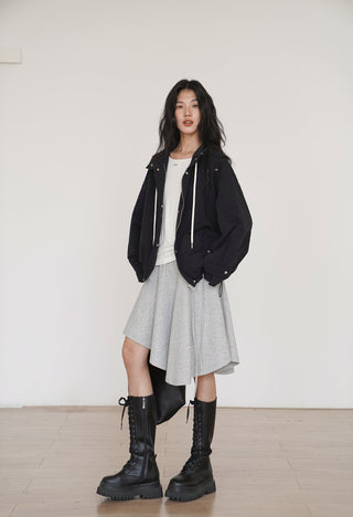gray niche skirt