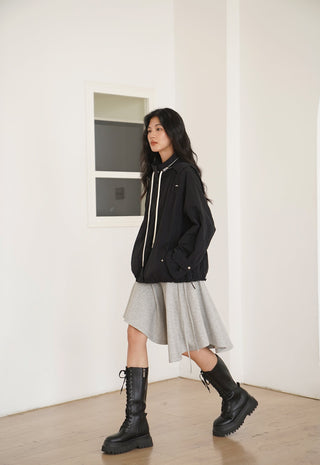 gray niche skirt