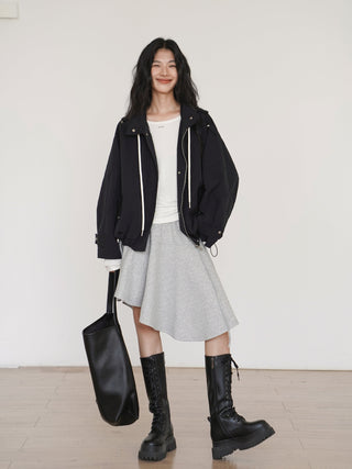 gray niche skirt