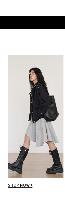 gray niche skirt