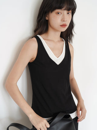 knit spaghetti top