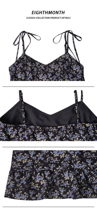 floral strap dress