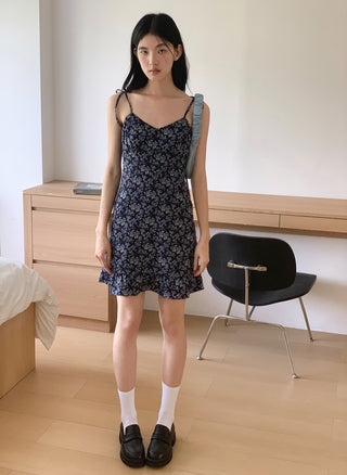 floral strap dress