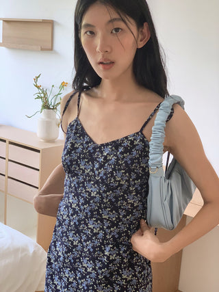 floral strap dress