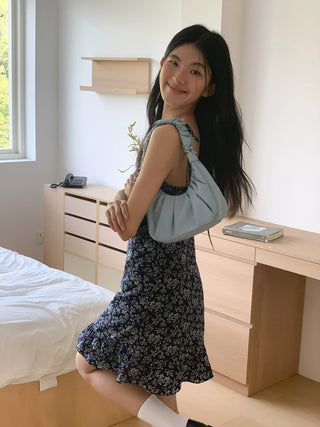 floral strap dress