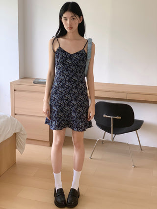 floral strap dress
