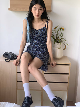 floral strap dress
