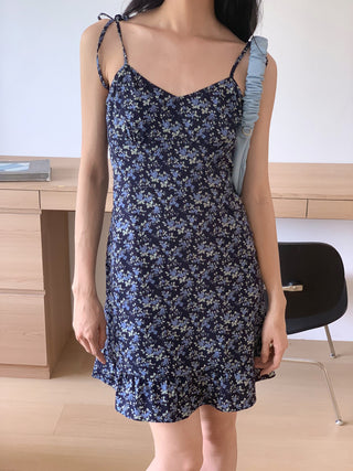 floral strap dress