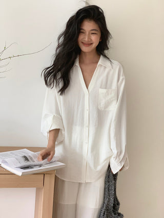 white pants set