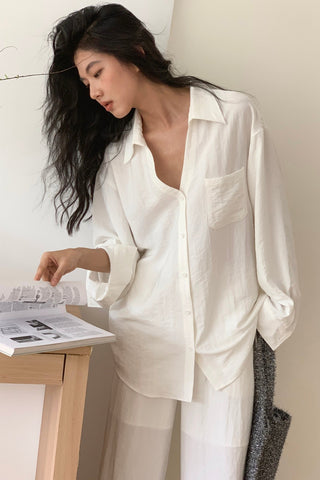 white pants set