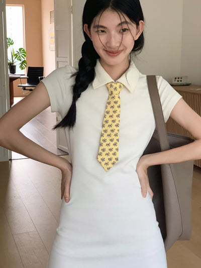 college tie skirt