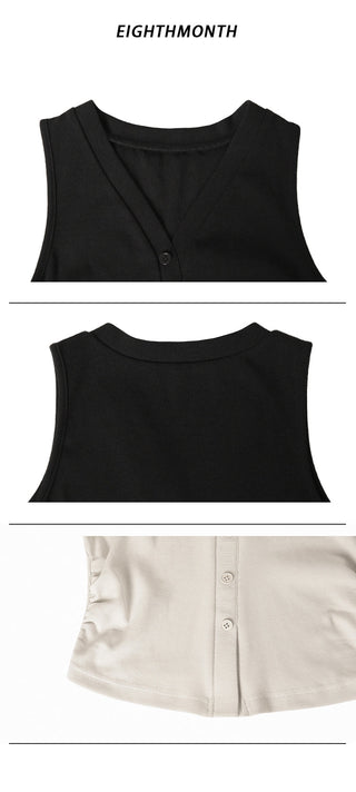V-neck crop-top